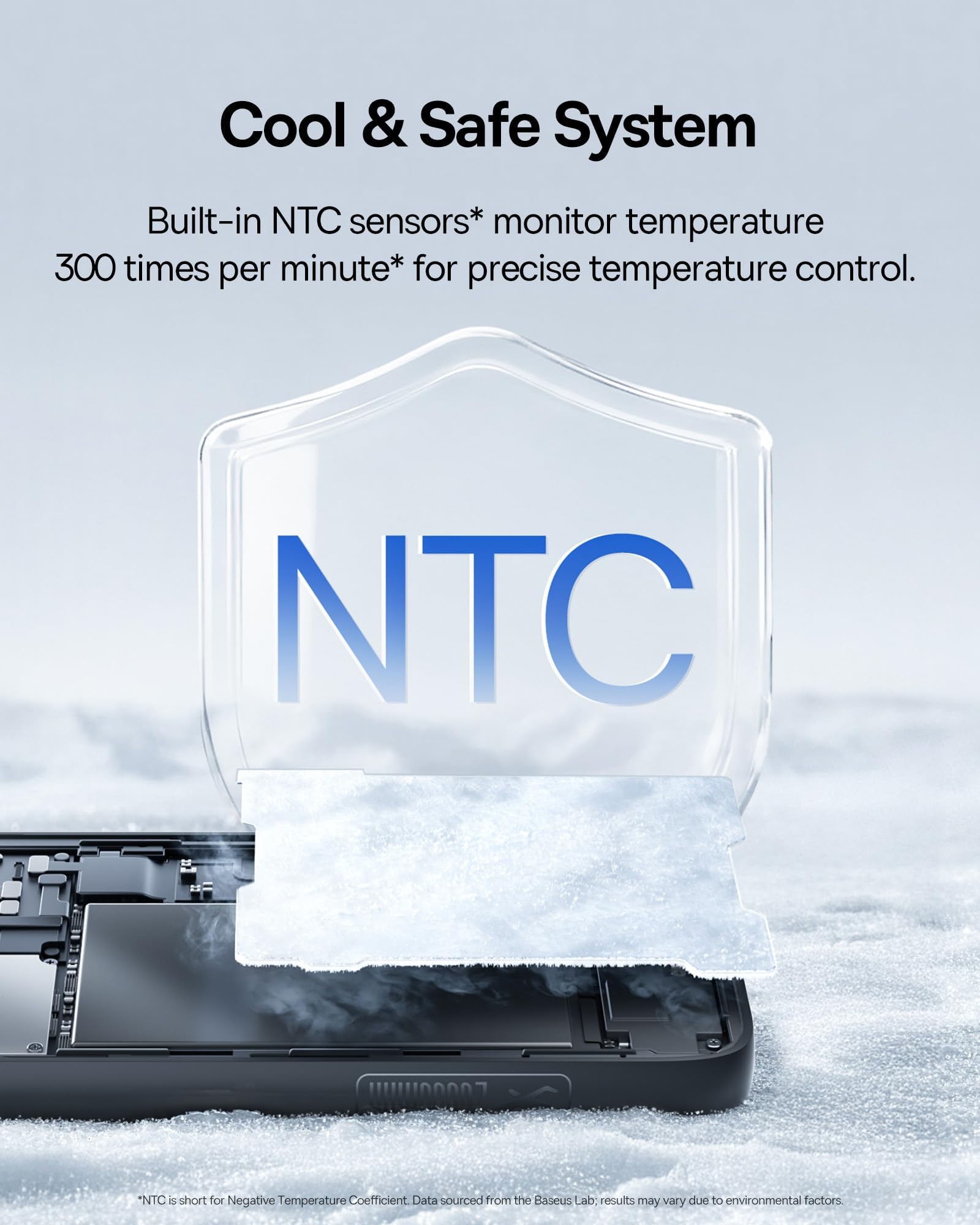 Baseus 20000mAh Compact Portable Charger 45W, CCC Certified Power Bank Built-in USB-C Cables, Travel Essential PD Fast Charging Battery Pack for iPhone 17/16 Series Galaxy S25/S24 Ultra Google iPad - Image 5