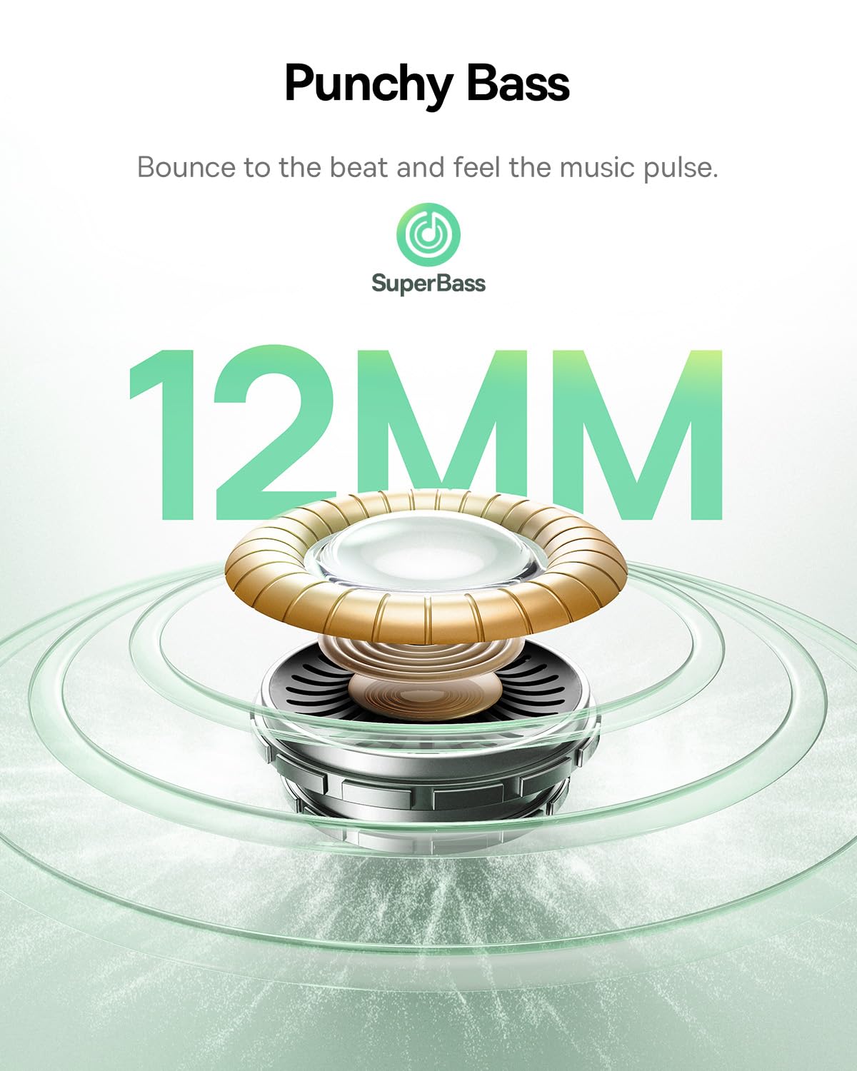 Baseus Bass BP1 NC Hybrid Active Noise Cancelling Wireless Earbuds, 12mm Super-Bass Driver, 41H Playtime, Bluetooth 6.0, IP55 Waterproof, 4-Mic AI ENC, 24 Customizable EQ - Image 3