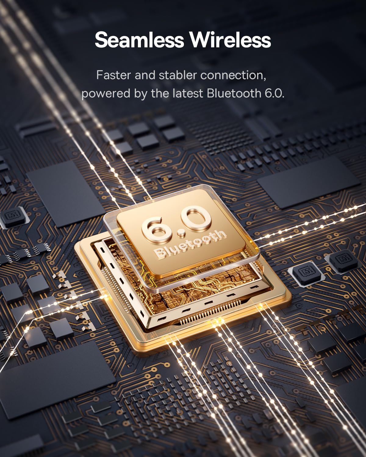 Baseus Bass BP1 Pro Noise Cancelling Wireless Earbuds, Real-Time Adaptive Noise Cancelling, Adaptive Active EQ, LDAC Hi-Res Sound, 6-Mic AI Clear Calls, 55H Playtime, IP55 Waterproof, Bluetooth 6.0 - Image 8