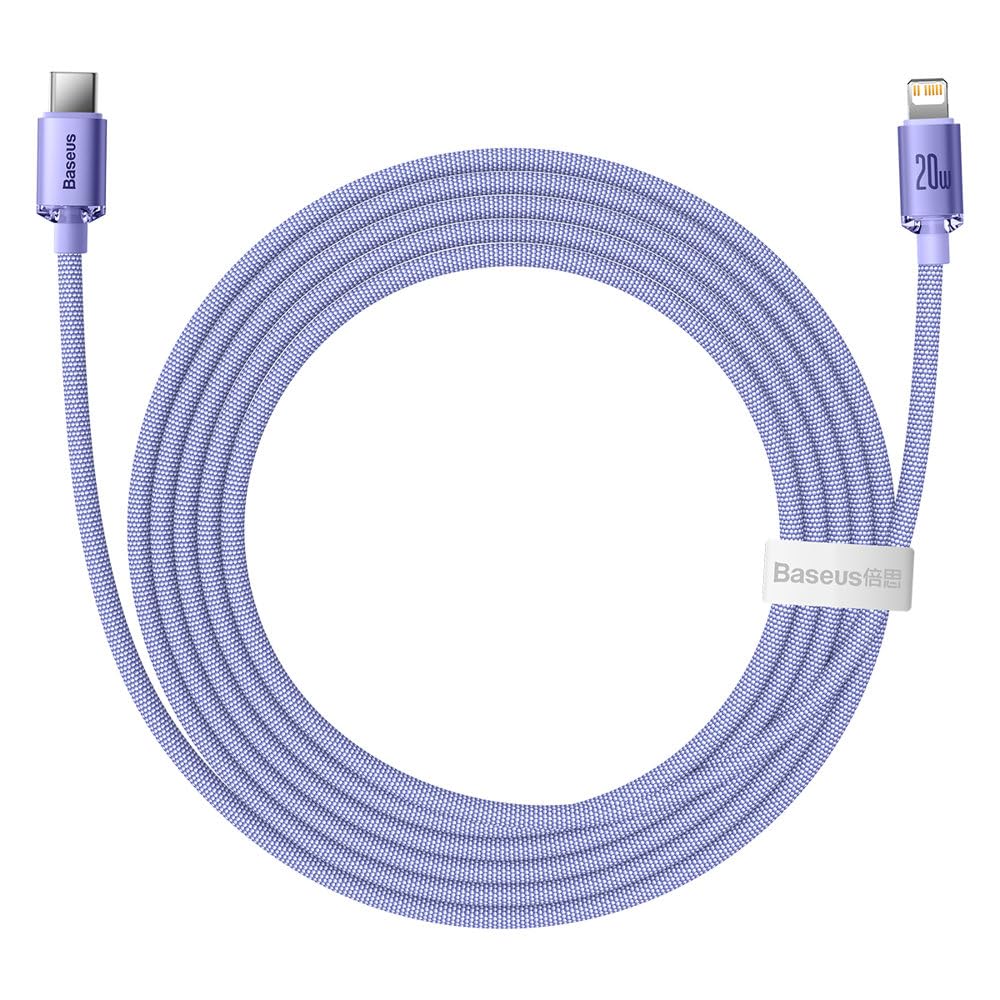 Baseus Type-C – Lightning Cable, Crystal Shine Series Fast Charging D - Image 4