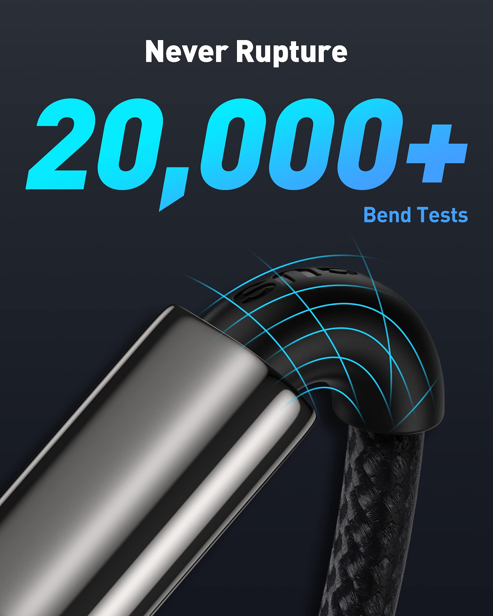 Baseus USB C Cable, 100W PD 5A QC 4.0 Fast Charging USBC to USBC Cable, Zinc Alloy Nylon Braided Type C Charger Cord for iPhone 17 16 Pro Plus Pro Max, MacBook, iPad/mini, Samsung S23/S22+ - Image 4